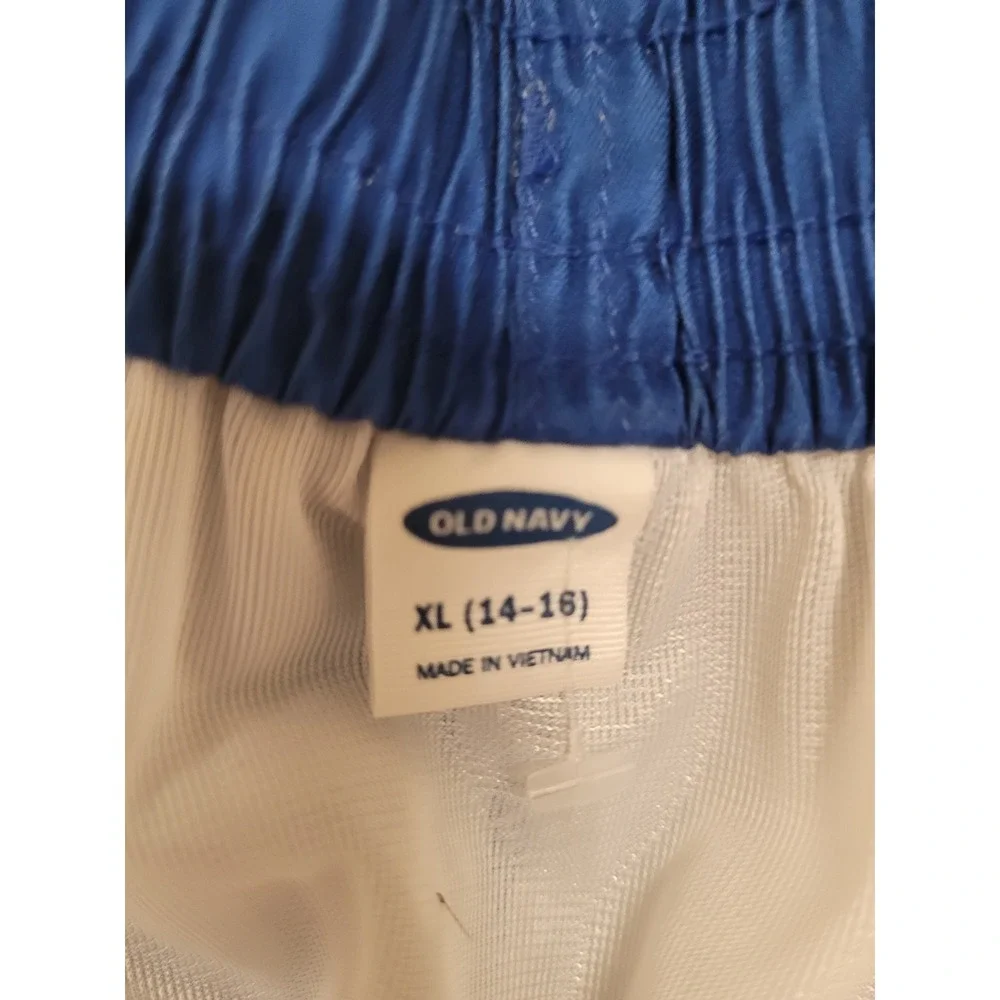 Old Navy Boys Blue Ombre‎ Striped Swim Trunks/Board Shorts Size XL 14-16